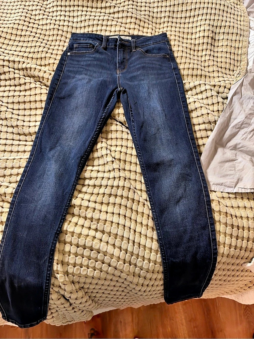 BKE Stella High Rise High Rise Skinny Jeans in Blue